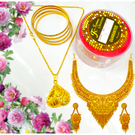 12 In 1 Bundle Offer, Fashion 4pcs Hand Bag, Nilanjan 18K Gold